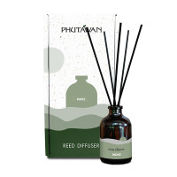 Moke Aromatherapy Reed Diffuser (Phutawan) - 50 ml. Moke Aromatherapy Reed Diffuser (Phutawan) - 50 ml.