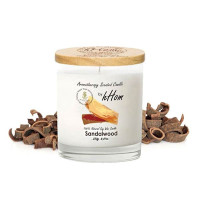 Sandalwood Aromatherapy Soy Wax Candle (H-hom) - 250g. Sandalwood Aromatherapy Soy Wax Candle (H-hom) - 250g.