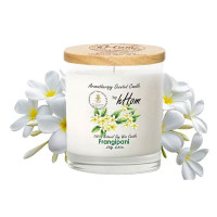 Frangipani Aromatherapy Soy Wax Candle (H-hom) - 250g. Frangipani Aromatherapy Soy Wax Candle (H-hom) - 250g.