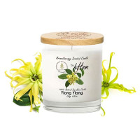 Ylang Ylang Aromatherapy Soy Wax Candle (H-hom) - 250g. Ylang Ylang Aromatherapy Soy Wax Candle (H-hom) - 250g.