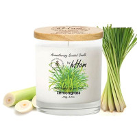 Lemongrass Aromatherapy Soy Wax Candle (H-hom) - 250g. Lemongrass Aromatherapy Soy Wax Candle (H-hom) - 250g.