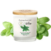 Peppermint Aromatherapy Soy Wax Candle (H-hom) - 250g. Peppermint Aromatherapy Soy Wax Candle (H-hom) - 250g.