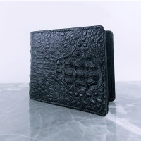 Men's wallet 100% genuine crocodile leather (TAN SIN) - 1 pc. Men's wallet 100% genuine crocodile leather (TAN SIN) - 1 pc.