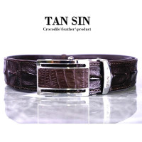 Crocodile belt one bone brown male (TAN SIN) - 1.5 inch. Crocodile belt one bone brown male (TAN SIN) - 1.5 inch.