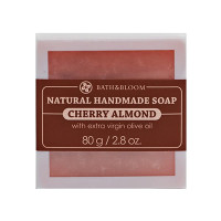 Cherry Almond Natural Soap (Bath&Bloom) - 80g. Cherry Almond Natural Soap (Bath&Bloom) - 80g.