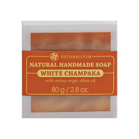 White Champaka Natural Soap (Bath&Bloom) - 80g. White Champaka Natural Soap (Bath&Bloom) - 80g.