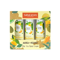 Mango Orchard Hand Cream Mini Trio Set (Sabai Arom) 30 g. x 3 pcs. Mango Orchard Hand Cream Mini Trio Set (Sabai Arom) 30 g. x 3 pcs.