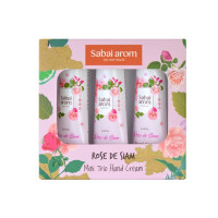 Rose de Siam Hand Cream Mini Trio Set (Sabai Arom) 30 g. x 3 pcs. Rose de Siam Hand Cream Mini Trio Set (Sabai Arom) 30 g. x 3 pcs.