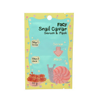 Two-stage mask with snail and red caviar Serum (Face) - 10g. Two-stage mask with snail and red caviar Serum (Face) - 10g.