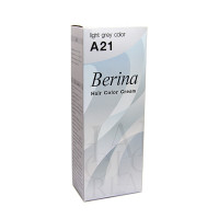 Cream hair color light gray - A21 (Berina) - 60g. Cream hair color light gray - A21 (Berina) - 60g.