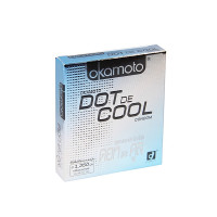 Condoms Japanese super strong Dot De Cool (Okamoto) - 2pcs.