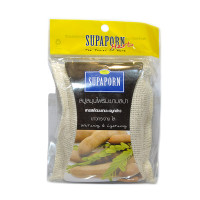 Natural spa soap in a wisp of tow Tamarind and butter rice seedlings (SUPAPORN) - 70g. Natural spa soap in a wisp of tow Tamarind and butter rice seedlings (SUPAPORN) - 70g.