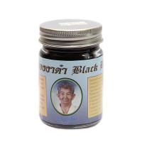 Black Thai body balm with sesame seeds (Ya Tim) - 100g. Black Thai body balm with sesame seeds (Ya Tim) - 100g.