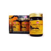 Thai black balm with scorpion venom (BANNA) - 50g.x3pcs