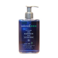 Liquid Facial Cleanser Men Look Younger White BabeFace Smart (SMOOTH-E) - 200ml. Liquid Facial Cleanser Men Look Younger White BabeFace Smart (SMOOTH-E) - 200ml.