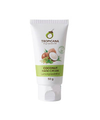 Coconut cream for hands Lemongrass & Mint (Tropicana) - 50g.