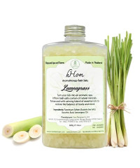 Aromatherapy salt soak  lemongrass scent (H-Hom) - 600g.