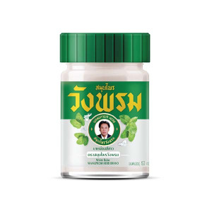 White Thai Mentol Balm (Wang Prom) - 50g. White Thai Mentol Balm (Wang Prom) - 50g.