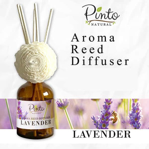 Lavander Aromatherapy Reed Diffuser (Pinto Natural) - 50 ml. Lavander Aromatherapy Reed Diffuser (Pinto Natural) - 50 ml.