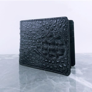 Men's wallet 100% genuine crocodile leather (TAN SIN) - 1 pc. Men's wallet 100% genuine crocodile leather (TAN SIN) - 1 pc.