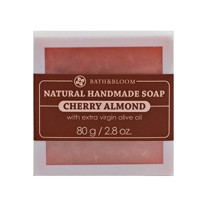 Cherry Almond Natural Soap (Bath&Bloom) - 80g.