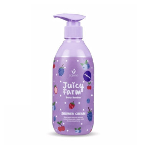 Juicy Farm Berry Bomber Shower Cream (SCENTIO) - 300ml. Juicy Farm Berry Bomber Shower Cream (SCENTIO) - 300ml.
