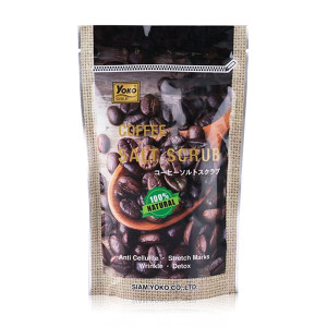 Gold Coffee Salt Scrub Body (Yoko) - 280g. Gold Coffee Salt Scrub Body (Yoko) - 280g.