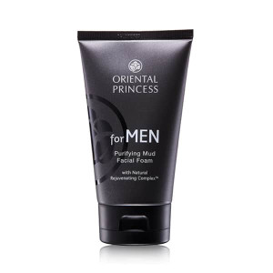 For MEN Purifying Mud Facial Foam (Oriental Princess ) - 100g.