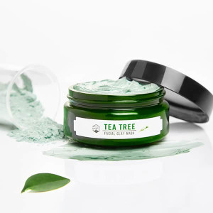 Tea Tree Facial Clay Mask (Naturista) - 150ml.