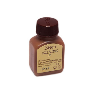 Copper brown paint powder (Bigen) - 6g.