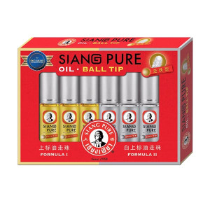 SIANG PURE Ball-Tip Yellow&White set 3ml x 6 pcs.