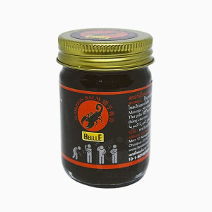 Thai black balm with scorpion venom (Beelle) - 100g. Thai black balm with scorpion venom (Beelle) - 100g.