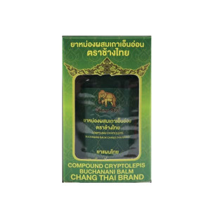 Herbal Balm Green Cryptolepis Buchanani (Changthai) - 50g. Herbal Balm Green Cryptolepis Buchanani (Changthai) - 50g.