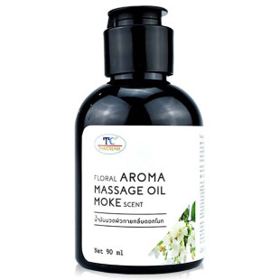 Massage Oil Aroma Body Moke flower Scent (Thaicream) - 90 Ml.