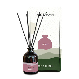 Sakura Aromatherapy Reed Diffuser (Phutawan) -  50 ml.