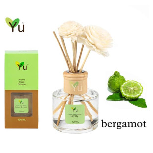 Bergamot Aromatherapy Reed Diffuser (Ya) -  120 ml.