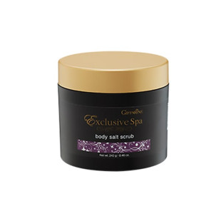 Body Salt Scrub that gently removes rough and dull skin (Giffarine) - 240g.
