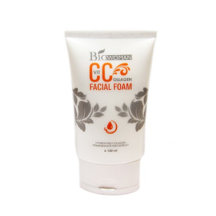 Collagen foam for the face (BioWoman) - 120ml.