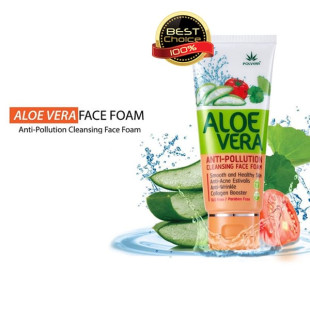Foam Face Aloe Vera Anti-Pollution (Polvera) - 80g.