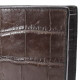 Men's wallet 100% genuine crocodile leather brown AD028 (Findig) - 1 pc.
