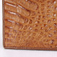 Women's clutch made from 100% genuine crocodile leather tan (Findig) - 1 pc. Women's clutch made from 100% genuine crocodile leather tan (Findig) - 1 pc.
