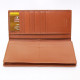 Women's clutch made from 100% genuine crocodile leather tan (Findig) - 1 pc. Women's clutch made from 100% genuine crocodile leather tan (Findig) - 1 pc.