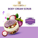 Skin scrubbing cream mangosteen beautiful clear formula without acne (Makhamthai) 100g. Skin scrubbing cream mangosteen beautiful clear formula without acne (Makhamthai) 100g.